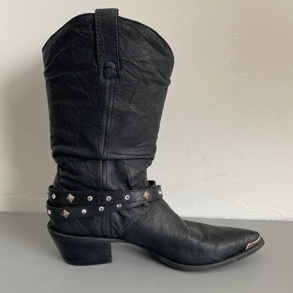 Durango Women’s Leather Western Studded Boots S 7 - Picture 7 of 15